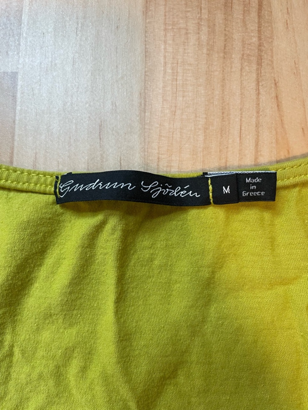 Gudrun Sjoden Lime Green Button-Front Sleeveless Dress - Picture 2 of 6